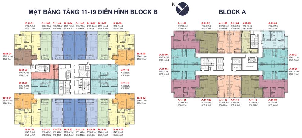 MB tầng 11-19 Block B