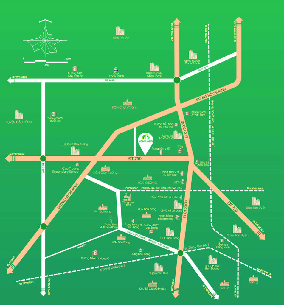 Vị trí dự án New Land