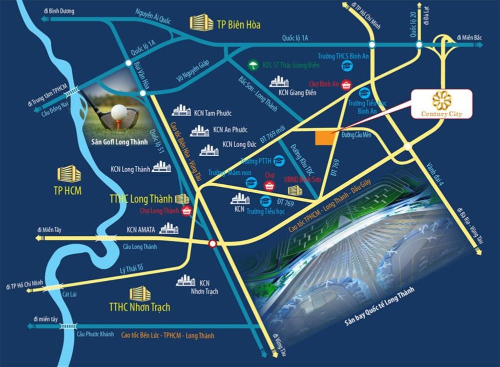 Vị trí dự án Century City