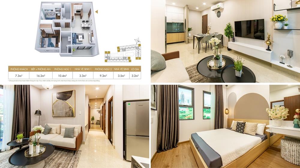Thiết kế căn hộ 2PN Legacy Central