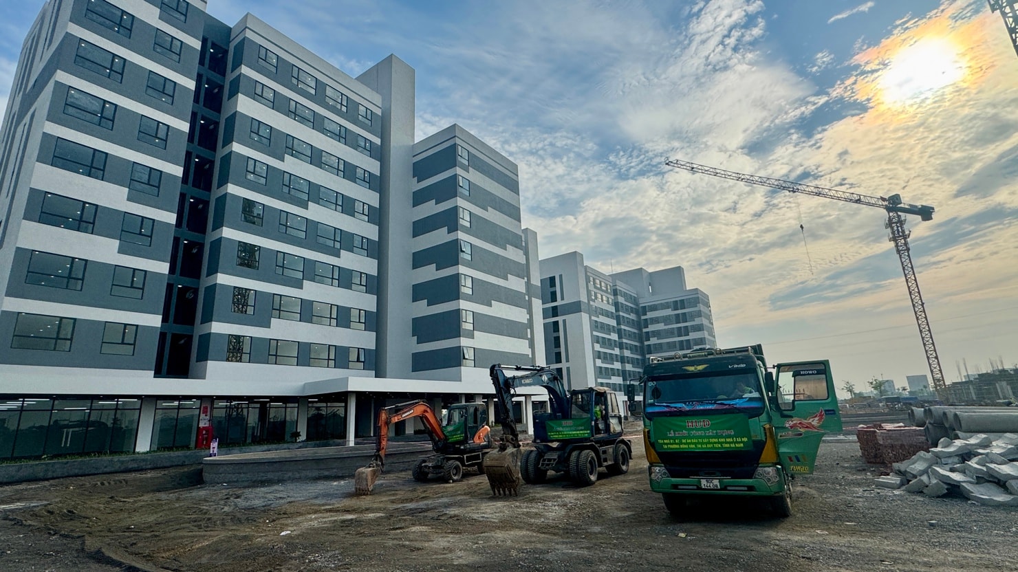 Từ đầu năm đến nay có 25 dự án nhà ở xã hội đã được khởi công, quy mô 23.098 căn. Ảnh: TD