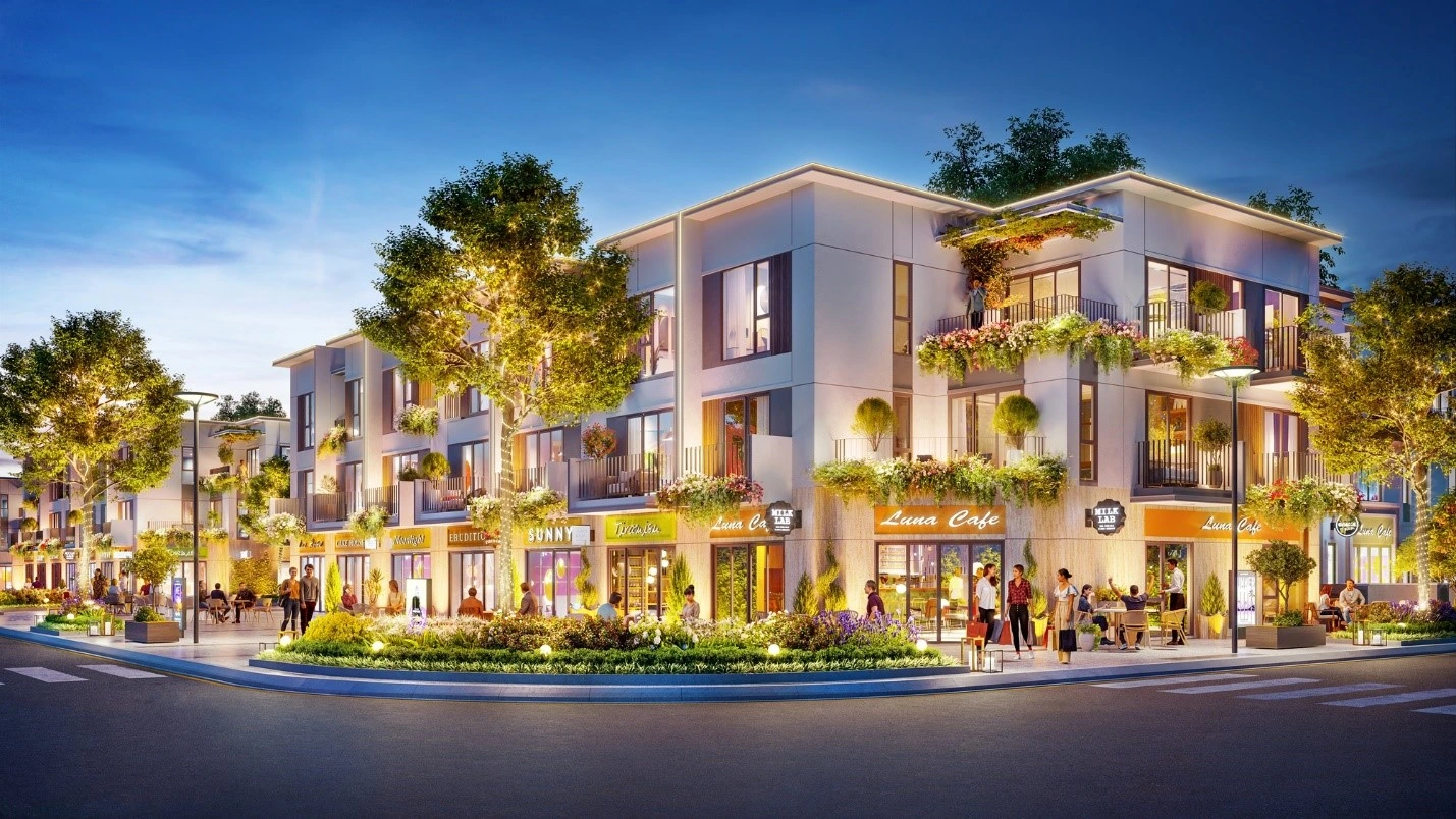 Mẫu nhà phố thương mại hiện đại tại The Link City